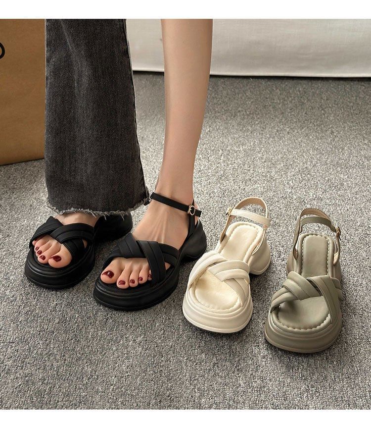 Twist Platform Sandals