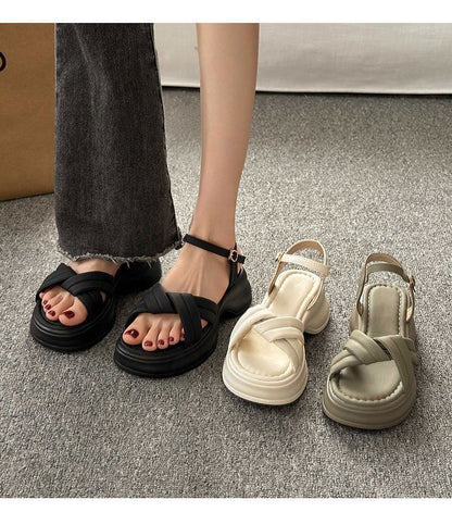 Twist Platform Sandals