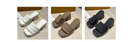 Heel Slide Sandals Block