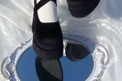 Sandals Platform Up Lace Heel Block