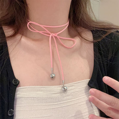 Choker Heart Bow