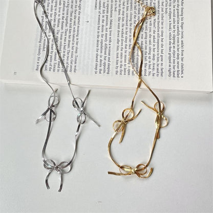 Chain Necklace Bow Snake
