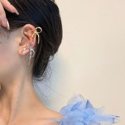 Ear Cuff Chain Snake Bow