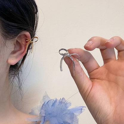 Ear Cuff Chain Snake Bow