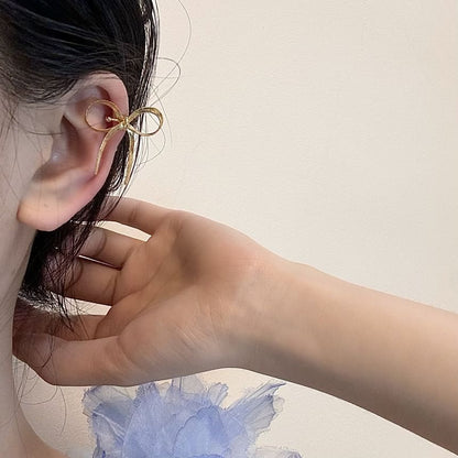 Ear Cuff Chain Snake Bow