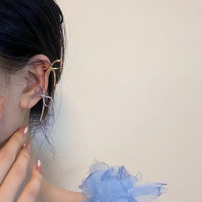 Ear Cuff Chain Snake Bow