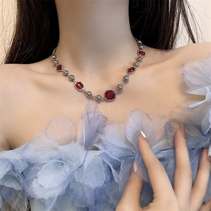 Necklace Gemstone Beaded