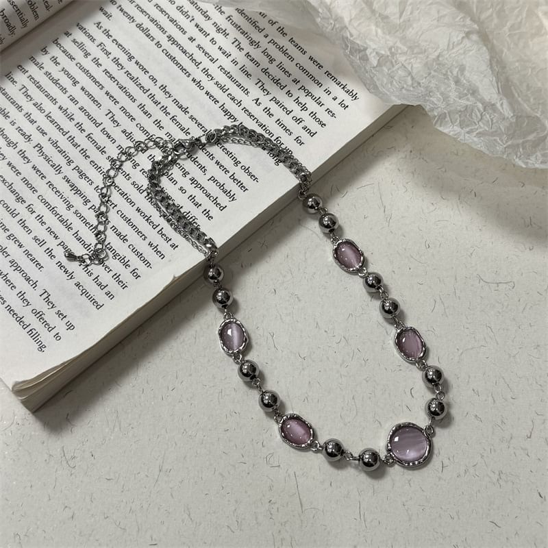Necklace Gemstone Beaded