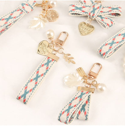 Argyle Strap Alloy Keyring (Various Designs)