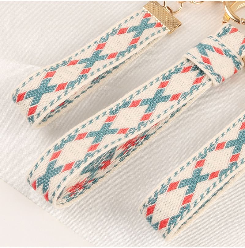 Argyle Strap Alloy Keyring (Various Designs)