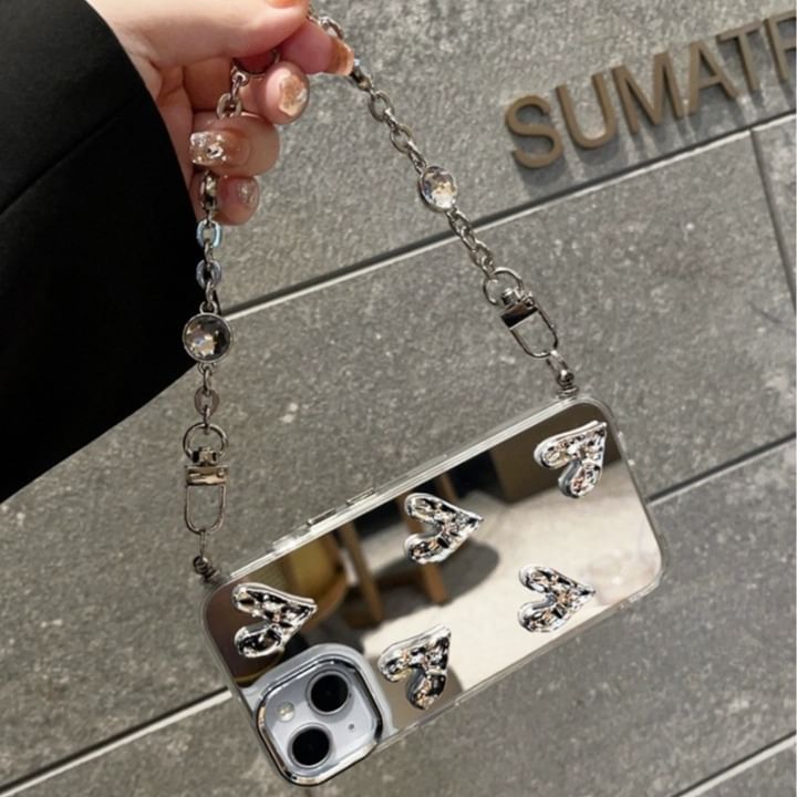 Heart Phone Mirrored Case