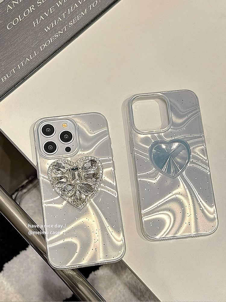 Heart Case Phone Holographic