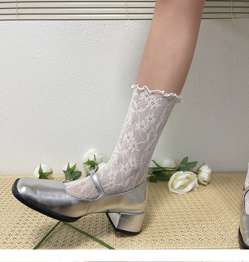 Lettuce Edge Lace Socks