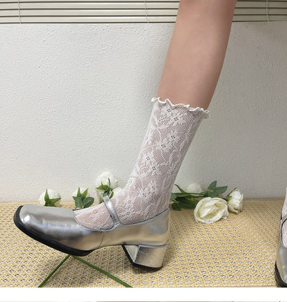 Lettuce Edge Lace Socks