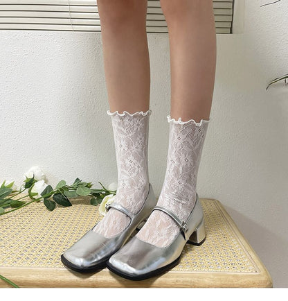 Lettuce Edge Lace Socks