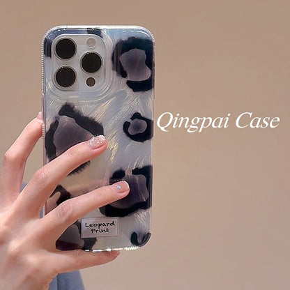 Leopard Print Phone Case - iPhone 15 Pro Max / 15 Pro / 15 Plus / 15 / 14 Pro Max / 14 Pro / 14 Plus / 14 / 13 Pro Max / 13 Pro / 13 / 13 mini / 12 Pro Max / 12 Pro / 12 / 12 mini / 11 Pro Max / 11 Pro / 11