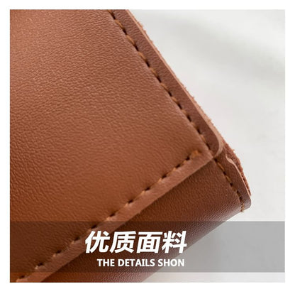 Flap Crossbody Leather Bag Camera Faux