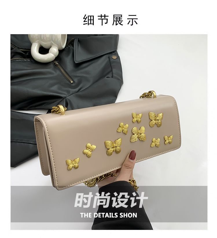 Crossbody Box Butterfly Flap Bag