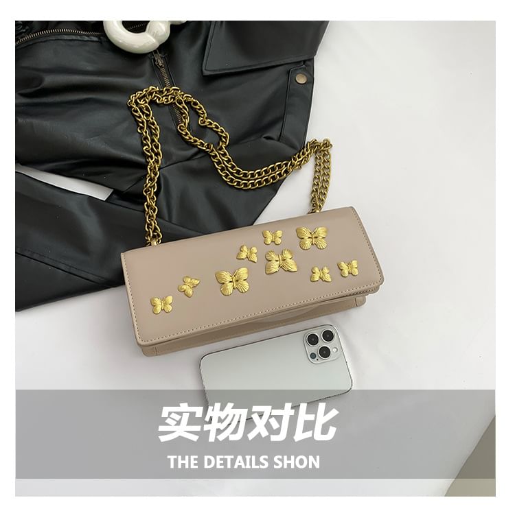 Crossbody Box Butterfly Flap Bag