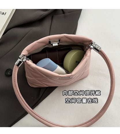 Bag Bucket Twisted Quilted