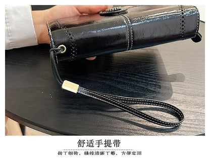 Charm Faux Long Leather Floral Wallet