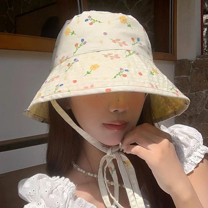 Floral Print Bucket Hat