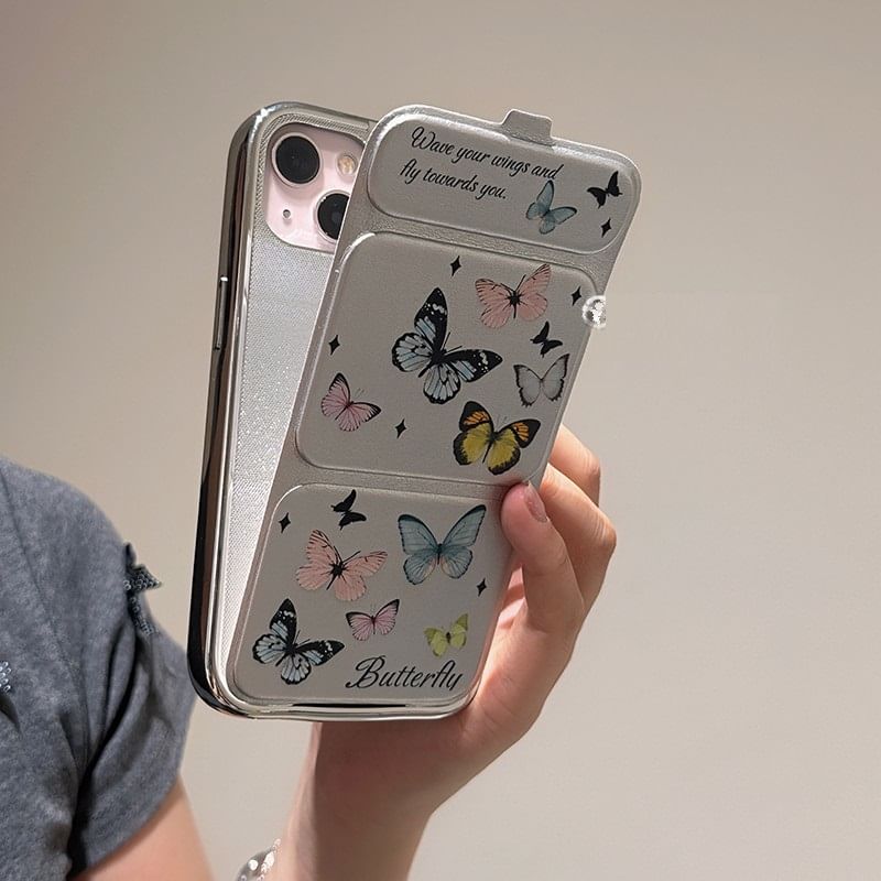 Foldable Case Stand Phone Butterfly