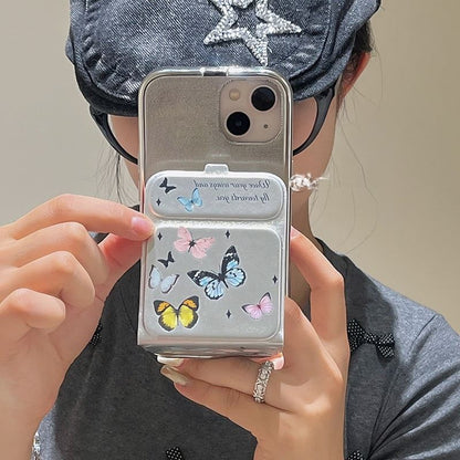 Foldable Case Stand Phone Butterfly