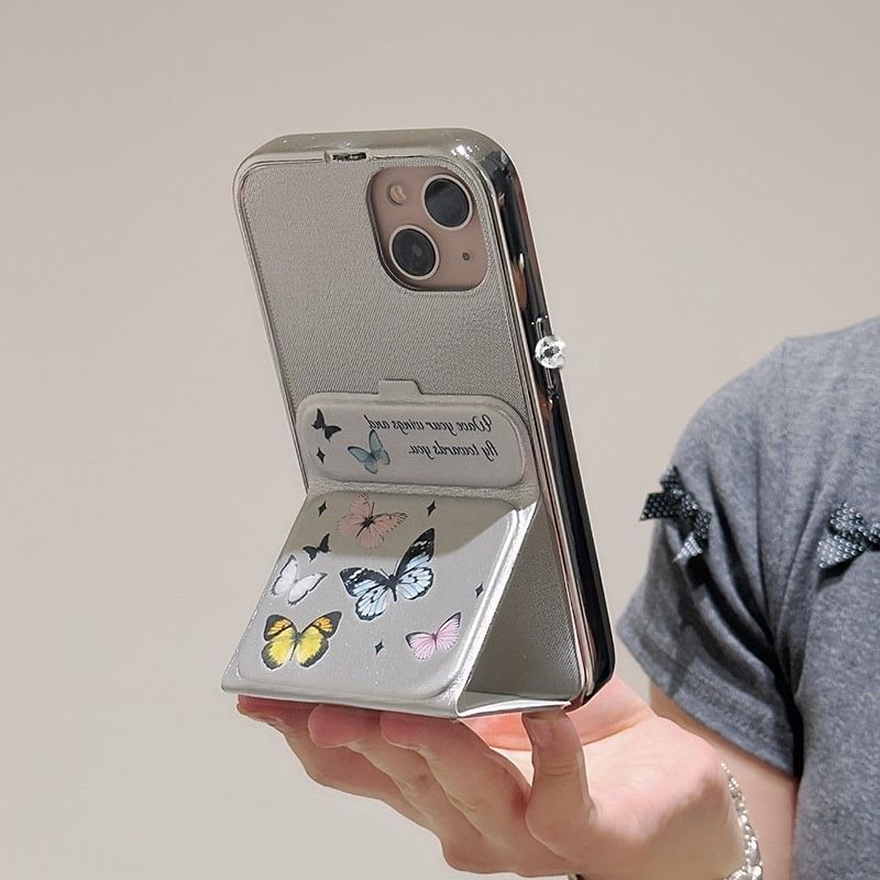 Foldable Case Stand Phone Butterfly