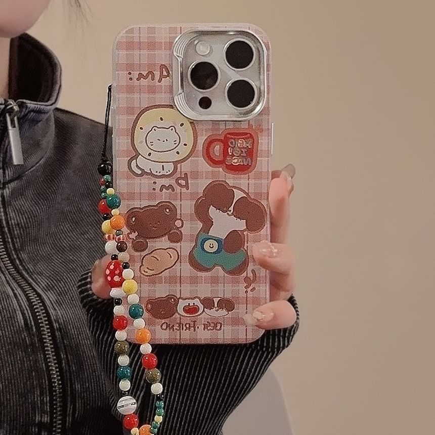 Cartoon Plaid Phone Case