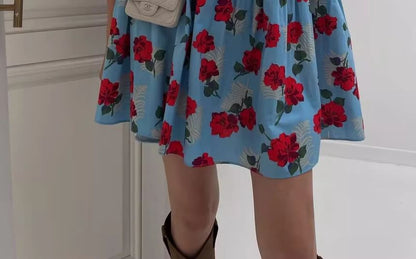 Mini Sleeveless Floral Sundress