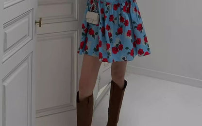 Mini Sleeveless Floral Sundress