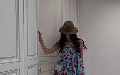 Mini Sleeveless Floral Sundress