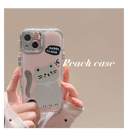 Cat Mirrored Phone Case