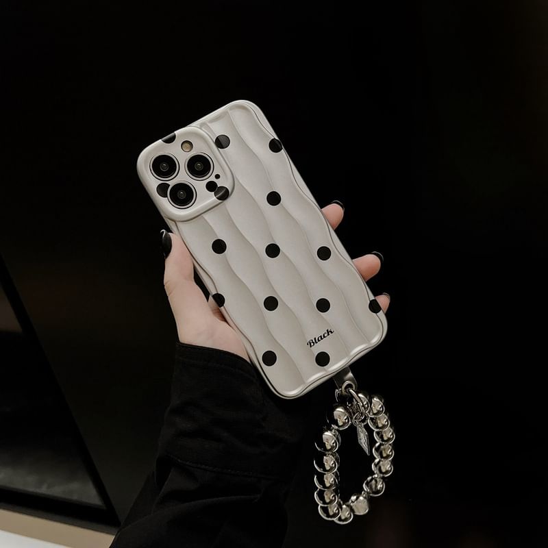 Polka Case Strap Phone Dot