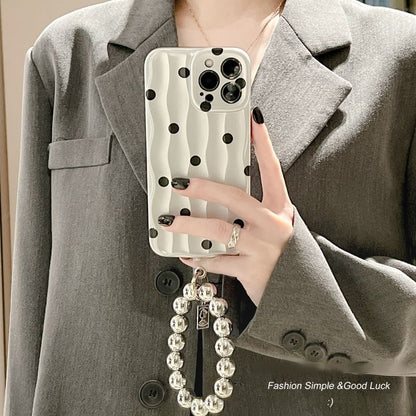 Polka Case Strap Phone Dot