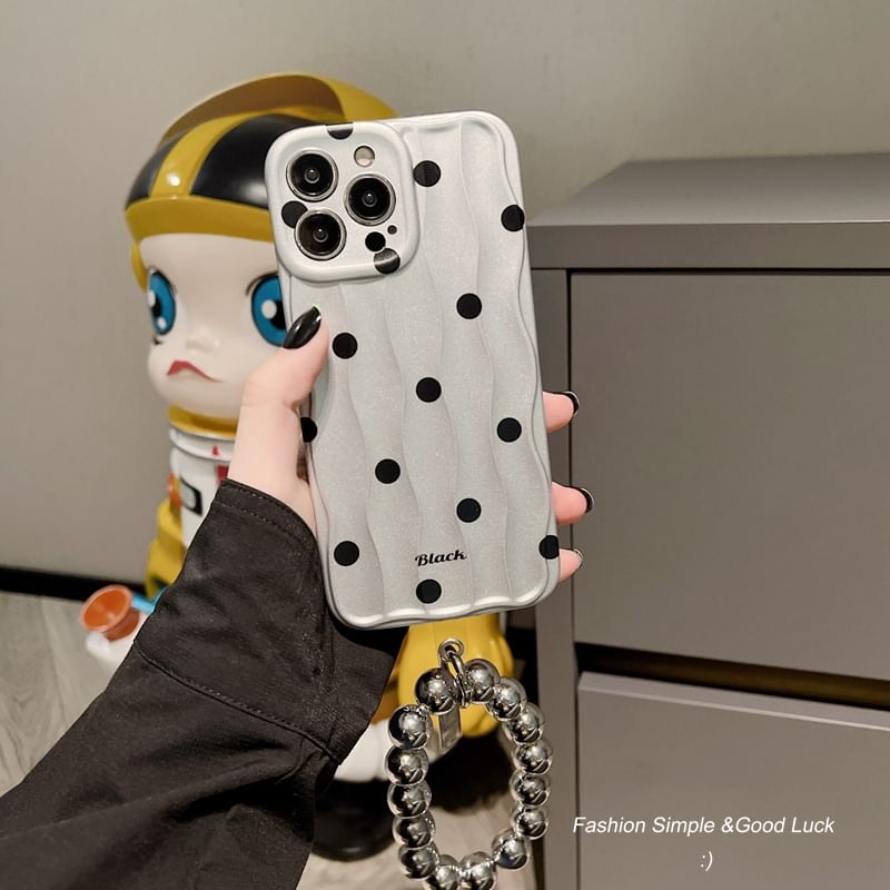 Polka Case Strap Phone Dot