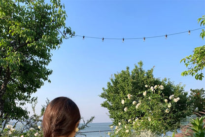 Robe longue unie à épaules dénudées