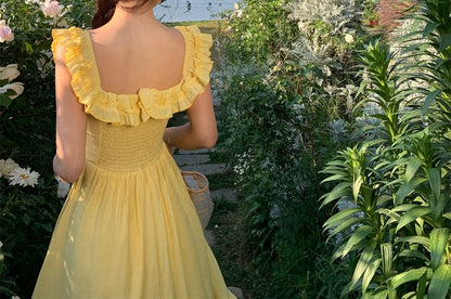 Robe longue unie à épaules dénudées