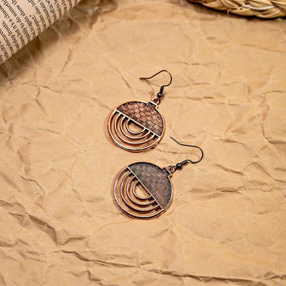 Metal Drop Hook Earring