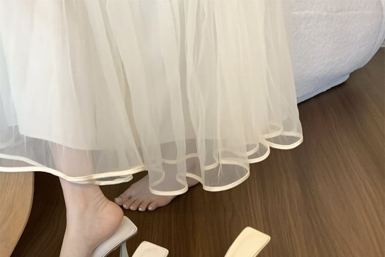 High Heel Strap Cross Sandals Slide