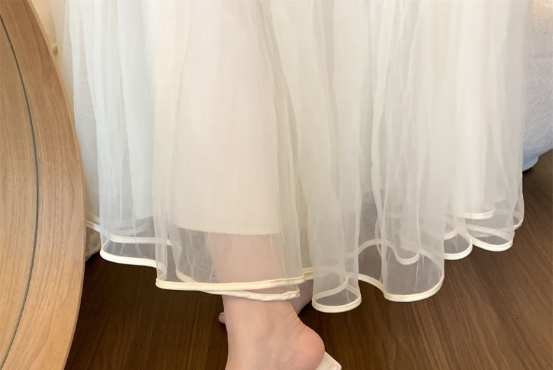 High Heel Strap Cross Sandals Slide