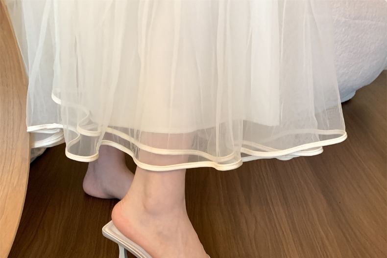 High Heel Strap Cross Sandals Slide