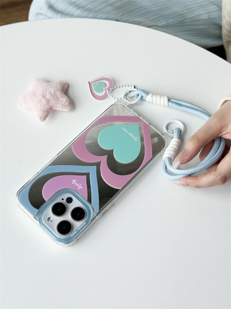 Heart Mirrored Phone Case