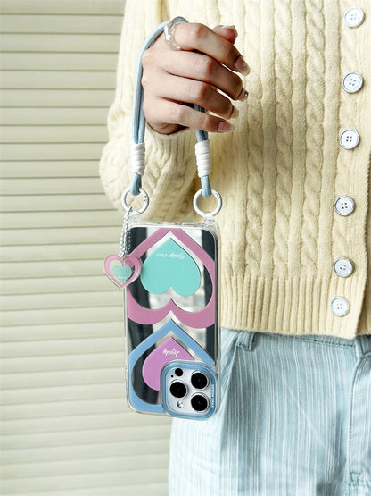Heart Mirrored Phone Case