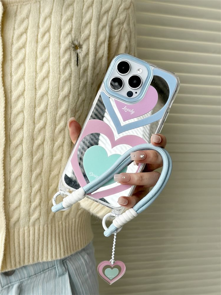 Heart Mirrored Phone Case