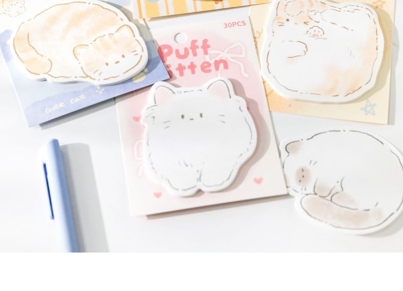 Cat Sticky Note (Various Designs)