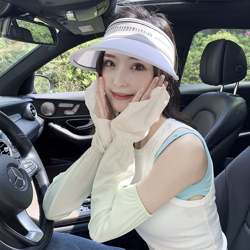 Manchons de protection solaire dégradés