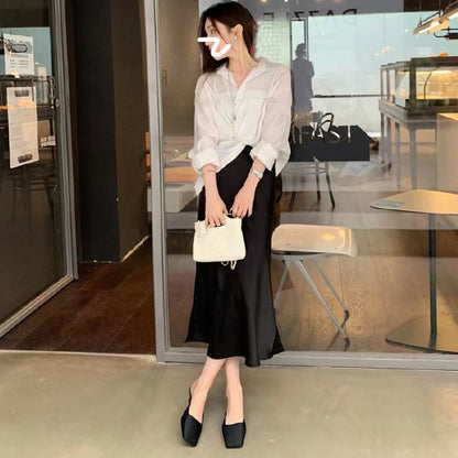 Heel Low Mules Square Toe Plain