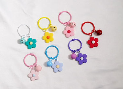 Flower Bag Charm / Key Ring